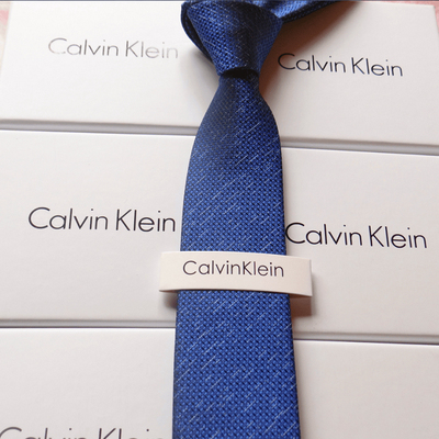 CK新款男士韩版英伦休闲时尚领带真丝桑蚕丝礼领带盒装