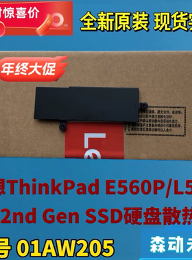联想ThinkPad E560P/L570/S5 2nd Gen原装固态硬盘散热片01AW205