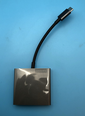 联想原装Type-C转USB HDMI VGA三合一扩展坞5C10Y95946 LCV501