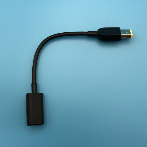 联想全新原装Type-C转方口转换头USB-C对薄型转换器线缆03X7530