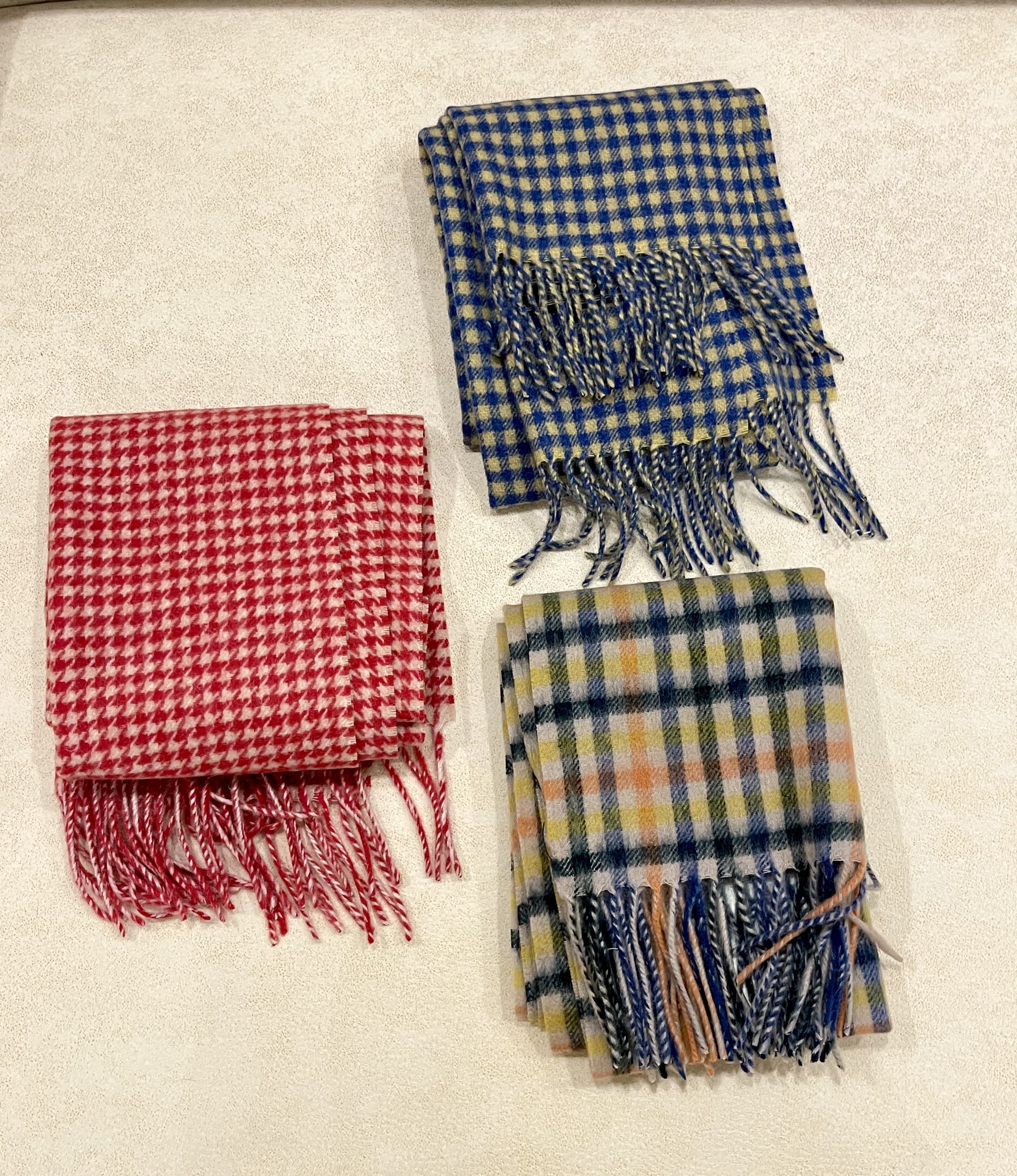 韩国韩代LEROBE围巾美娜家23秋冬新款流苏羊绒加厚保暖围脖