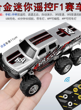 合金迷你遥控四驱越野大脚小赛车