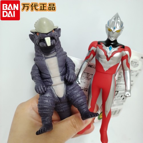 万代现货BANDAI亚刻奥特曼500系列软胶人偶怪兽鼠龙公仔模型玩具