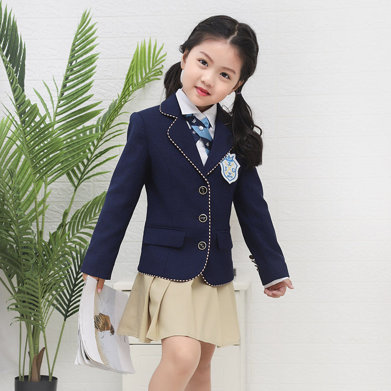 少年派同款校服小学初中学生班服英伦学院风大合唱服装童装套装夏