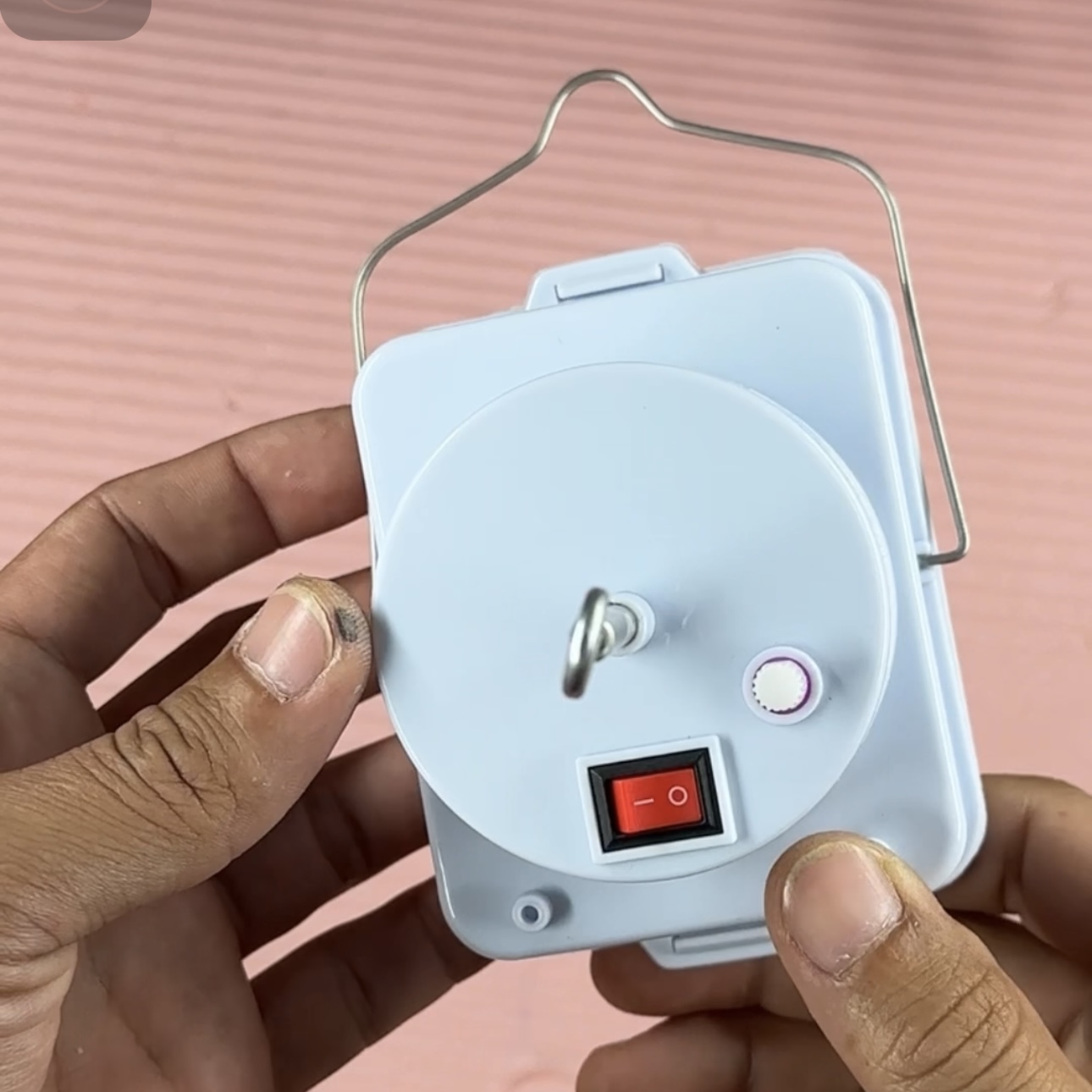 萌萌微风铃马达太阳能插电池款