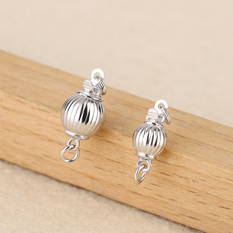 庭祥凯 S925纯银珍珠项链DIY饰品百搭手链连接扣灯笼珠插片扣配件,饰品/流行首饰/时尚饰品新,其他DIY饰品配件,淘宝优惠券,粉丝福利购,淘宝优惠卷