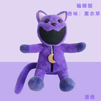 Фиолетовый спящий кот