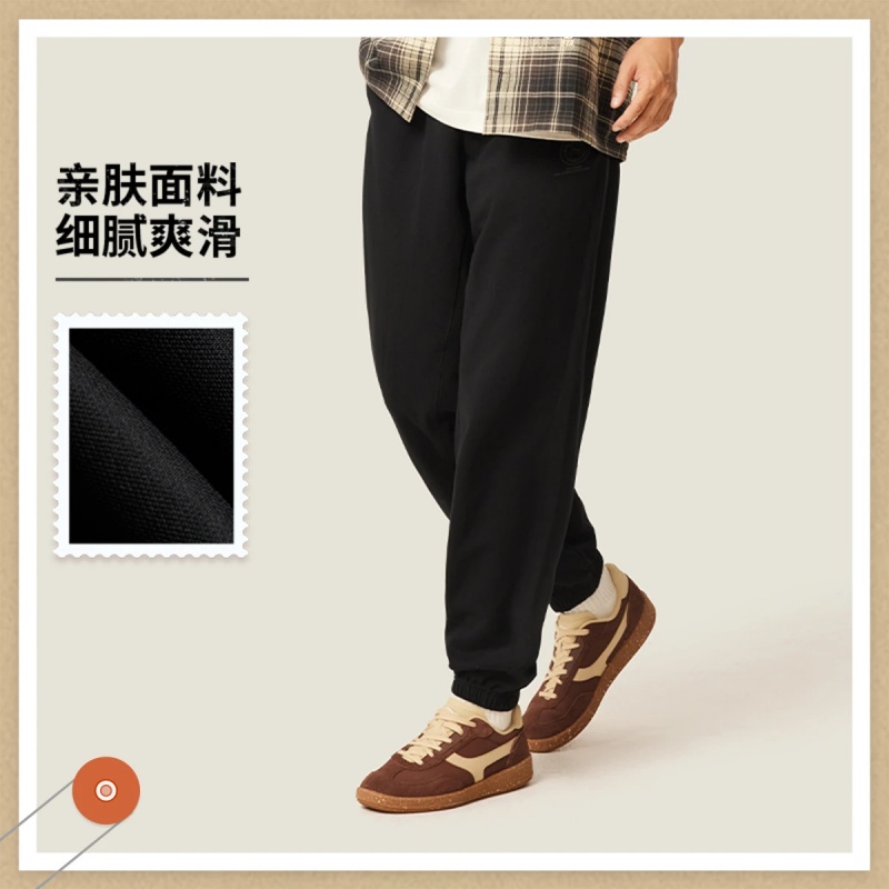 正品李宁运动长裤2025秋冬男子柔软舒适吸湿排汗休闲卫裤AKLV765