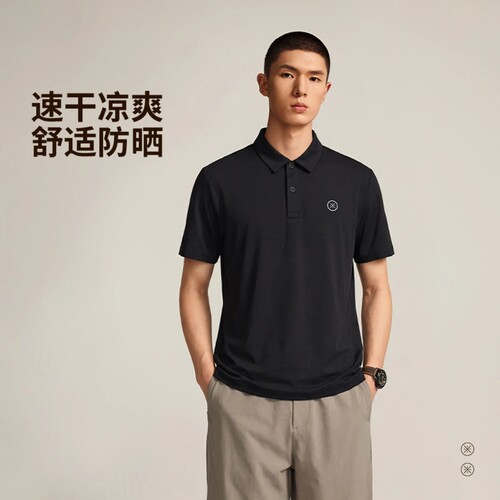 李宁正品2026夏韦德系列男子速干凉爽冰感舒适短袖POLO衫APLW093