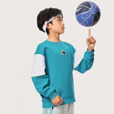 李宁秋冬男大童青少年卫衣