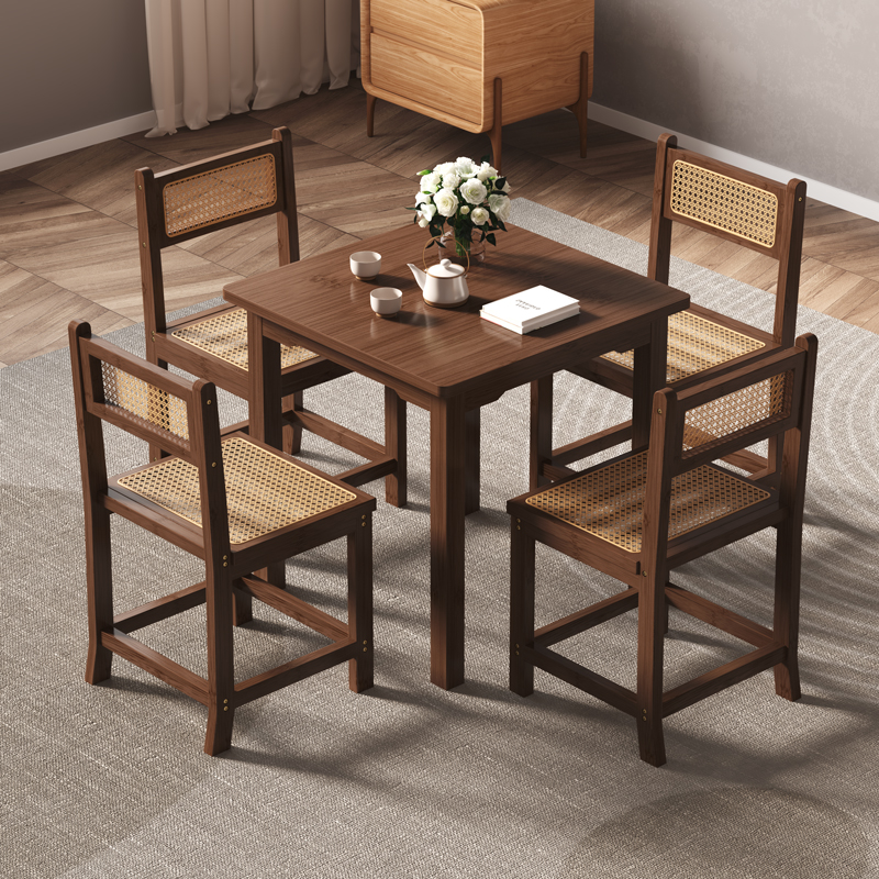 四方桌客厅正方形餐桌吃饭桌