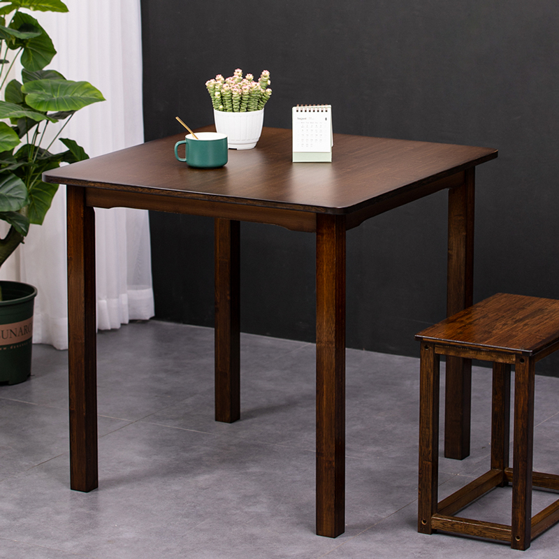 四方桌客厅餐桌正方形吃饭桌简约创意茶桌实木家用小户型学习桌子