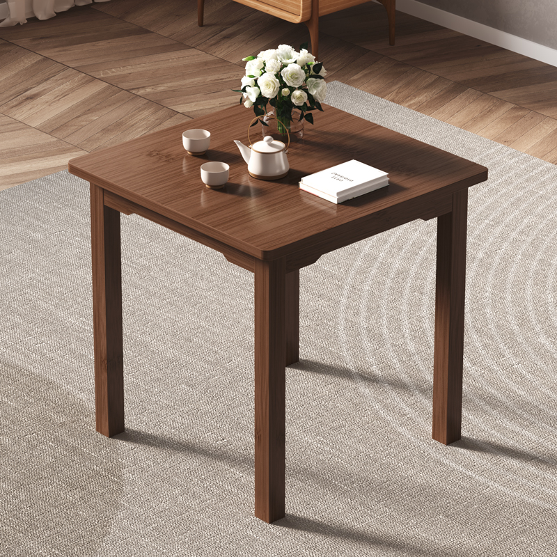 正方形简约餐桌吃饭桌茶桌