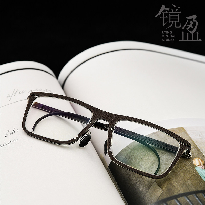 HAPTER镜架PL01镜盈眼镜意大利手造医用钢方框轻薄男女近视框