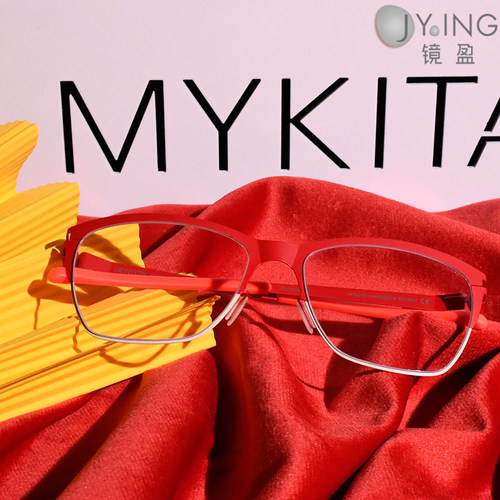 轻薄时尚镜架MYKITA方框薄钢女