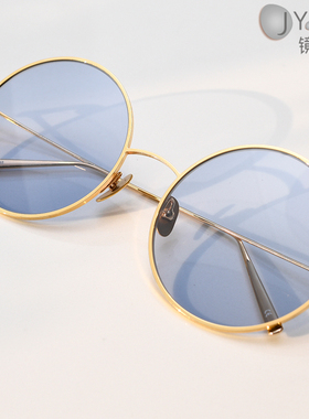 西班牙金属大框圆形时尚风太阳镜
