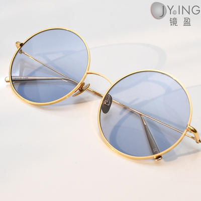西班牙金属大框圆形时尚风太阳镜