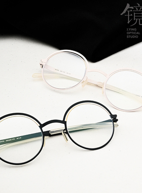 MYKITA镜架OTTI镜盈眼镜德国薄钢圆形全框轻薄男女时尚个性镜框