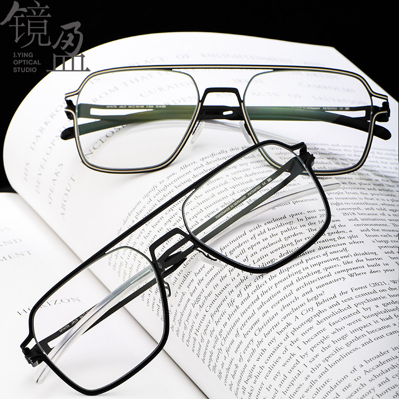 MYKITA近视镜架JALO镜盈眼镜德国时尚前卫男女简约方框双梁大框镜