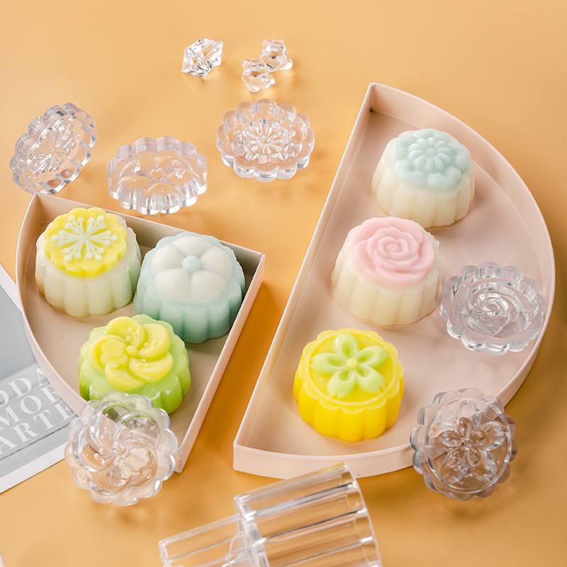 法焙客中秋月饼模型冰皮流心绿豆