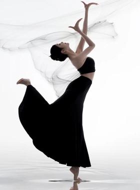 成人傣族舞蹈服艺考练功服鱼尾裙孔雀舞演出服云南新款修身