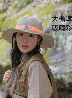 2025春夏山系防晒渔夫帽女工装