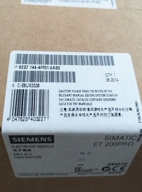 6ES7144-4FF01-0AB0西门子ET200 PRO电子模块6ES7 144-4FF01-0AB0