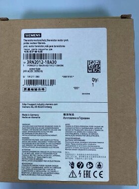 西门子电机保护继电器 3RN2012-1BA30 3RN20121BA30 现货
