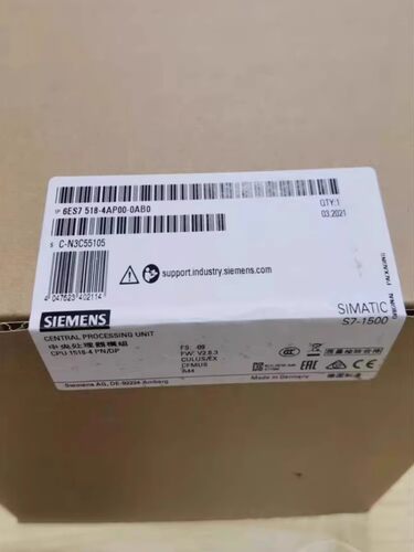 6ES7518-4AP00-0AB0西门子S7-1500 CPU 1518-4 PN/DP中央处理器