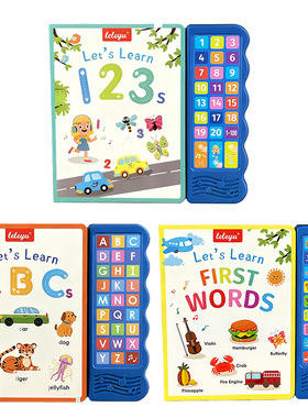 English interactive touch Book外贸数字英文点读书单词点读画本