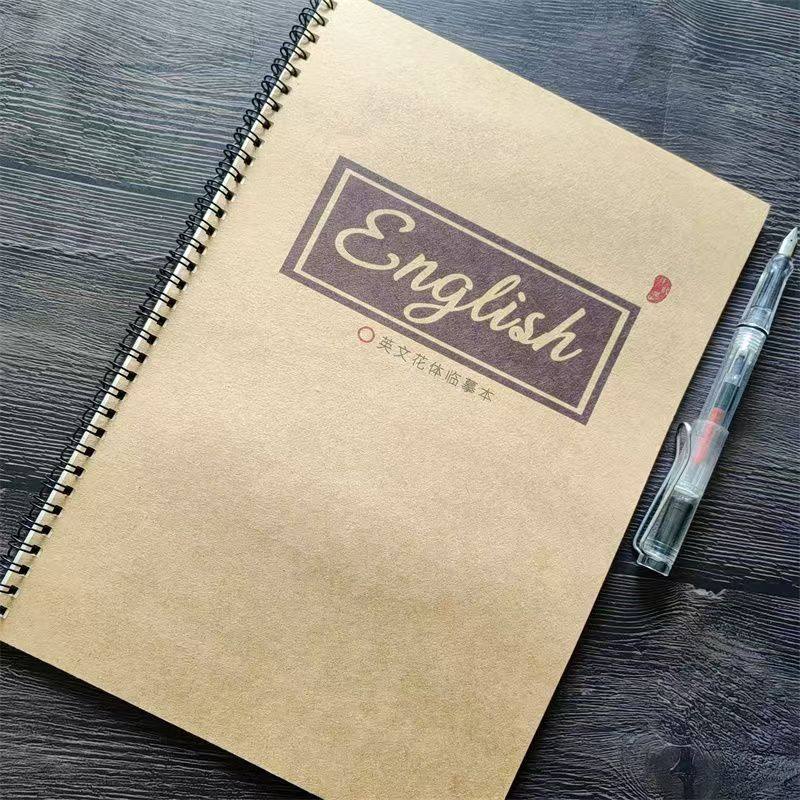 英文文案語錄本花體學生成人字帖