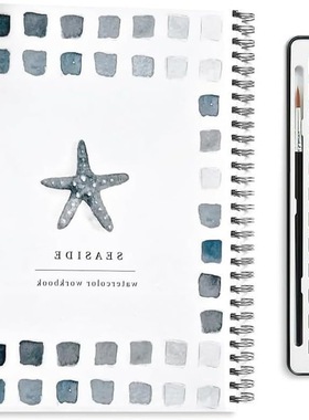 外贸出口2~10岁儿童趣味水彩画涂色本Watercolor Book宝宝画画本