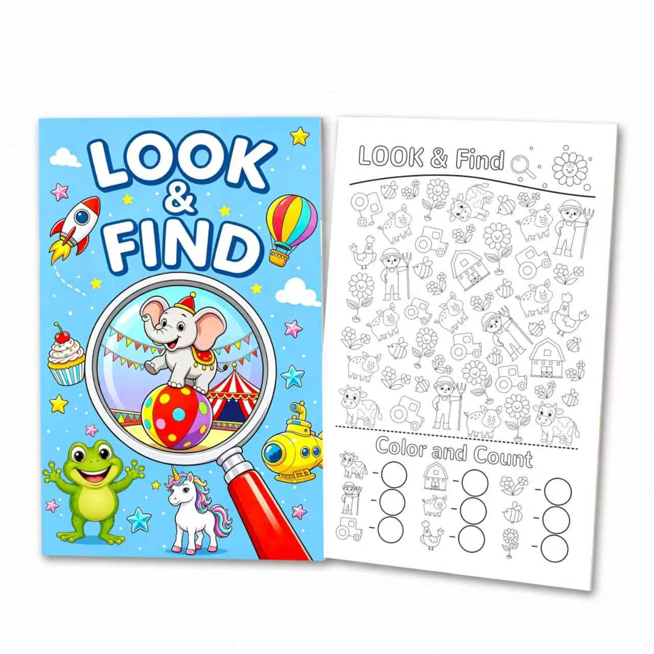 look&find儿童观察力早教练习册