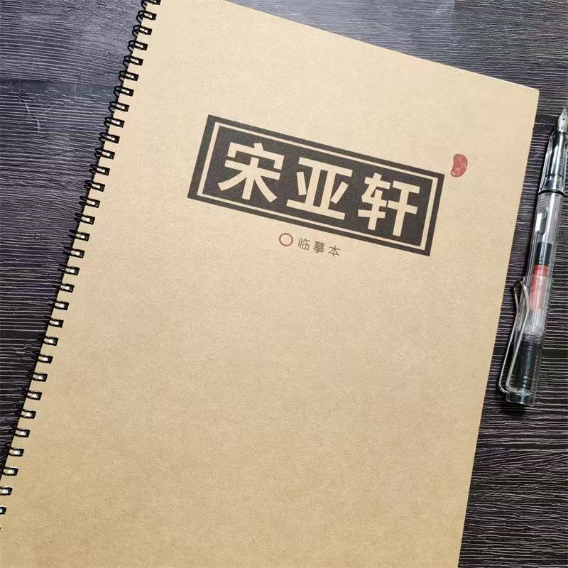 宋亚轩周边歌词语录文案行楷字帖