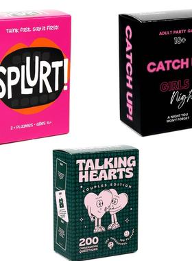 Talking hearts couples edition Truth or DARE Card Game卡牌