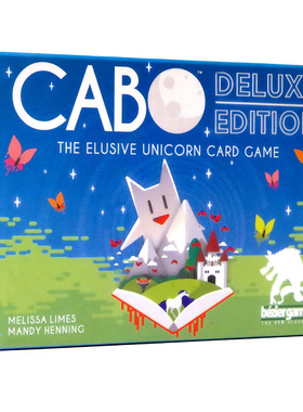 2-4 players CABO Card Game成人儿童聚会游戏桌游卡牌中英双语书