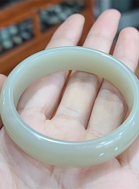 新疆和田青白玉手镯 貔貅挂件平安无事牌项链耳坠手把件  xx06050