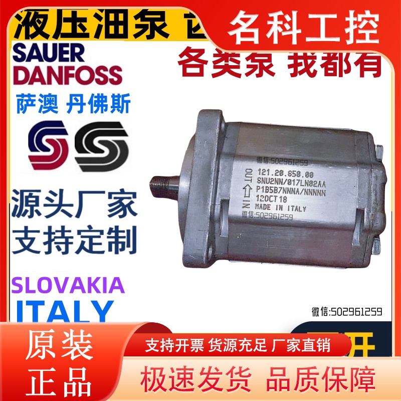 SAUER丹佛斯DANFOSS齿轮泵SNP1NN SNP2NN SNP3NN SKP SNM1NN马达