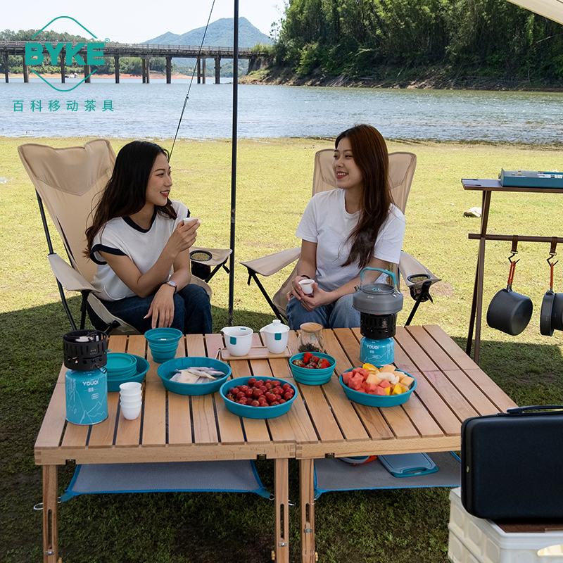 百科户外野营露营装备用品全套收纳野餐便携野炊套锅野外炉具套装