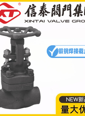 XT上海信泰阀门A105N锻钢焊接截止阀J61H-10/16/25/40/64/100C