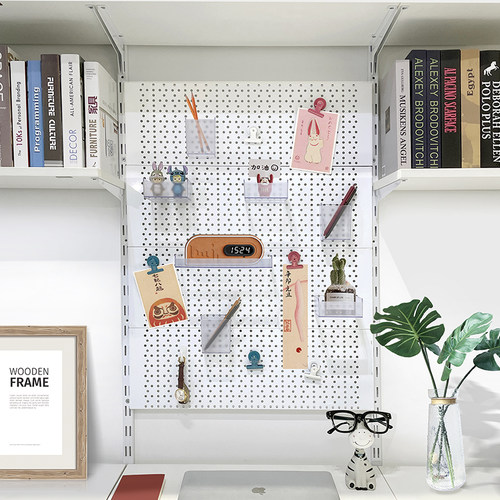 家用书档洞洞板置物架碳钢孔板