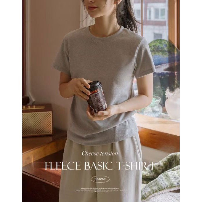 九1108韩国东大门t恤区latte-8690914潮流直邮都市甜美简约秋冬