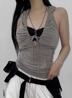 六0903韩国正品offs-etofficial926 背心区直邮个性甜美街舞秋夏