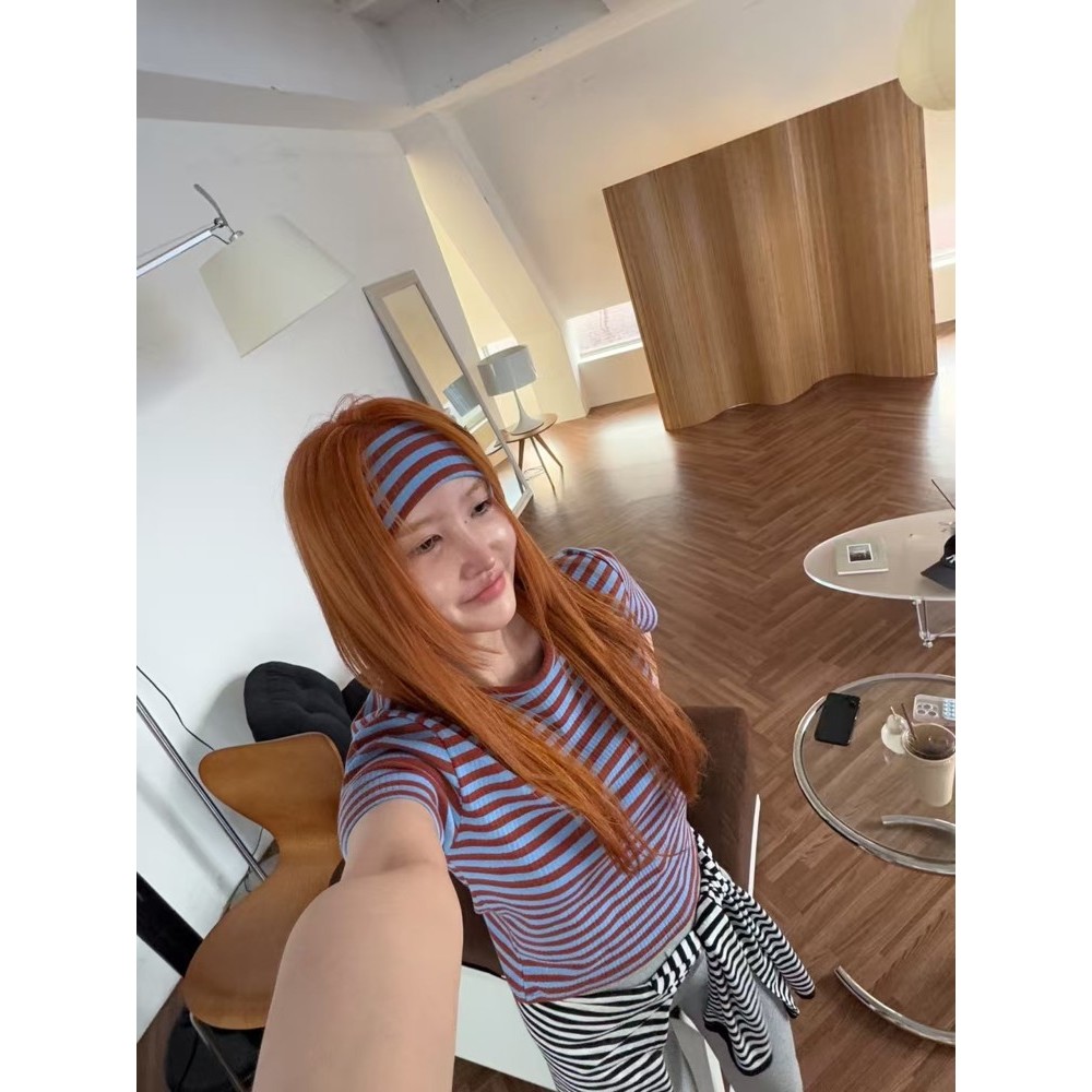 九0620韩国东大门t恤区EGGIS-8564195新款经典直邮街舞甜美英伦