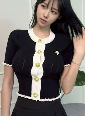 六0903韩国正品j-un-gmadam--20656 针织衫区正品街头夏款优雅