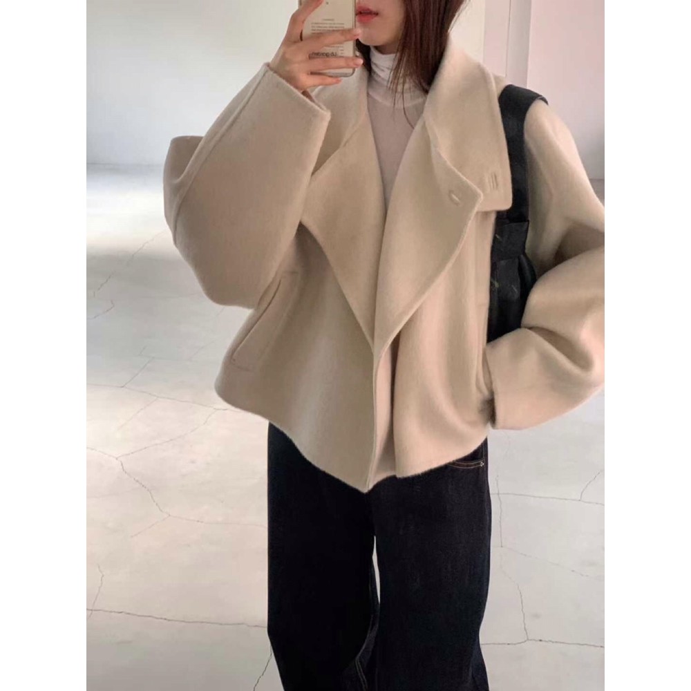 九1015韩国东大门大衣区Logarden-8671261冬季瑞丽正品清新休闲