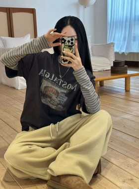 九1211韩国东大门t恤区IMFACT-8725188修身休闲优雅直邮大气人气