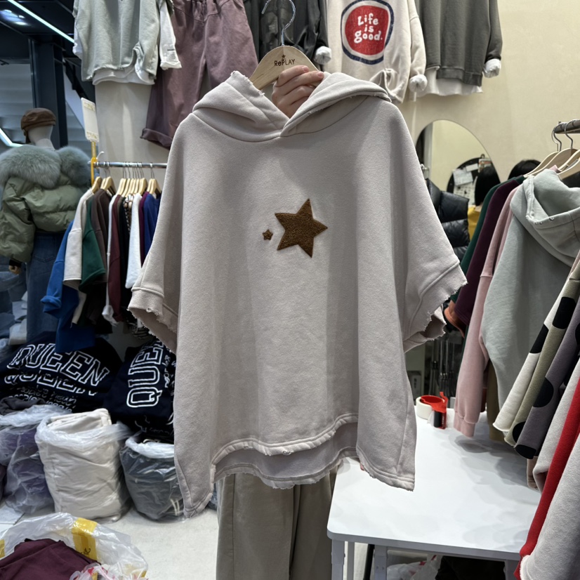 八1130韩国东大门T恤加绒区4508424休闲个性直邮街舞人气魅力秋季