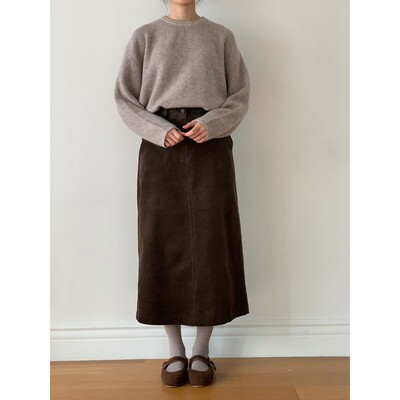 九1108韩国东大门户外半身裙区BARISTA-8691831简约秋冬修身韩版