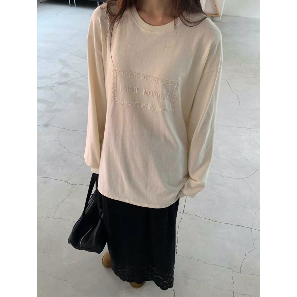 九1015韩国东大门t恤区Logarden-8670324修身通勤简约纯色大气